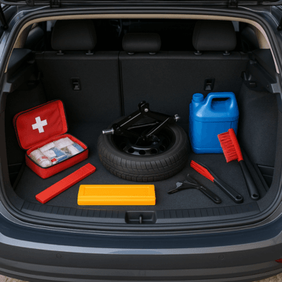 Zimowe wyposażenie samochodu - niezbędnik kierowcy na mroźne miesiące