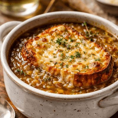 Francuska zupa cebulowa - rozgrzewający klasyk z historią